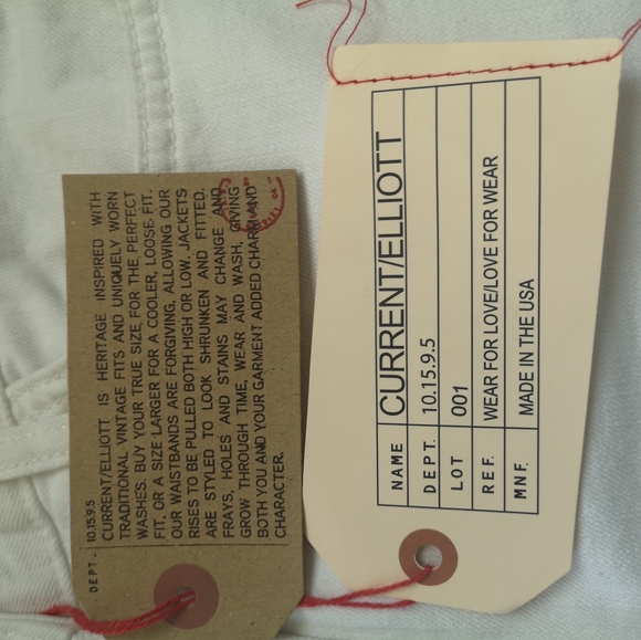 White denim skirt. - Picture 3 of 13